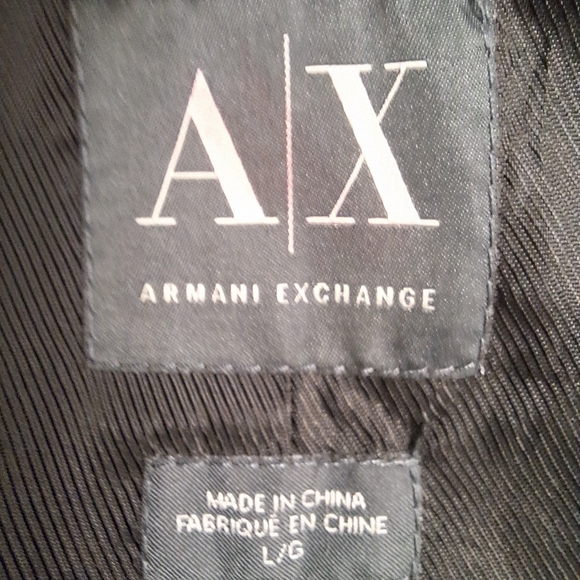 Armani Exchange Light Jacket size Large in grey EUC - Picture 6 of 7